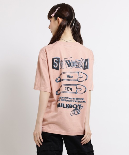 MILKBOY(ミルクボーイ)の「SO WHAT Tシャツ(Tシャツ/カットソー・メンズ・B/A/C・L/S)」の4枚目の写真