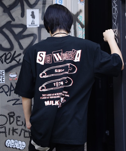 MILKBOY(ミルクボーイ)の「SO WHAT Tシャツ(Tシャツ/カットソー・メンズ・B/A/C・L/S)」の5枚目の写真