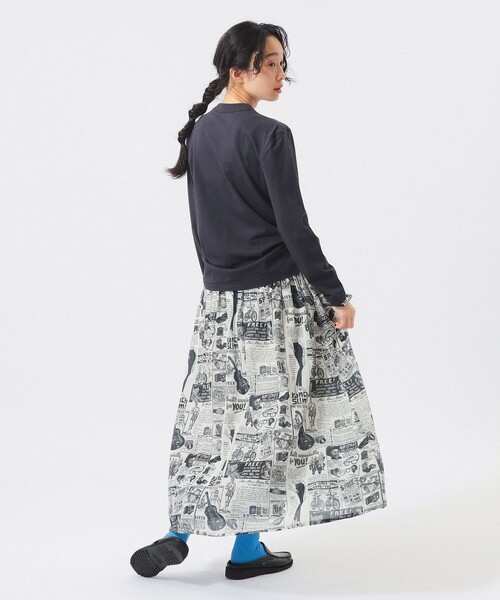 BEAMS BOY（ビームスボーイ）の「ボーイ ベーシック ロングスリーブ（Tシャツ/カットソー・レディース・オフホワイト/チャコールグレー/オレンジ/ネイビー・1/2/3）」の11枚目の写真