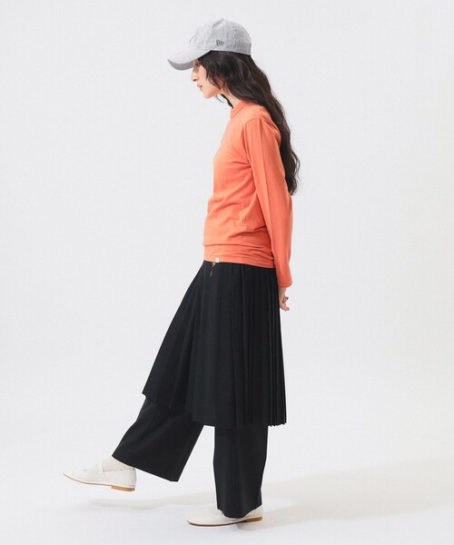 BEAMS BOY（ビームスボーイ）の「ボーイ ベーシック ロングスリーブ（Tシャツ/カットソー・レディース・オフホワイト/チャコールグレー/オレンジ/ネイビー・1/2/3）」の14枚目の写真