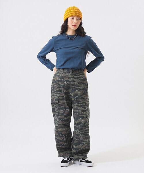 BEAMS BOY（ビームスボーイ）の「ボーイ ベーシック ロングスリーブ（Tシャツ/カットソー・レディース・オフホワイト/チャコールグレー/オレンジ/ネイビー・1/2/3）」の19枚目の写真