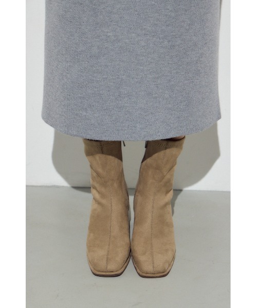 AZUL by moussy(アズールバイマウジー)の「【身長/骨格別着用画像あり】【セットアップ対応】スウェッターニットスカート 春服 秋服 冬服 ロングスカート タイトスカート(スカート・レディース・杢グレー/ライトピンク/ネイビー・FREE)」の19枚目の写真