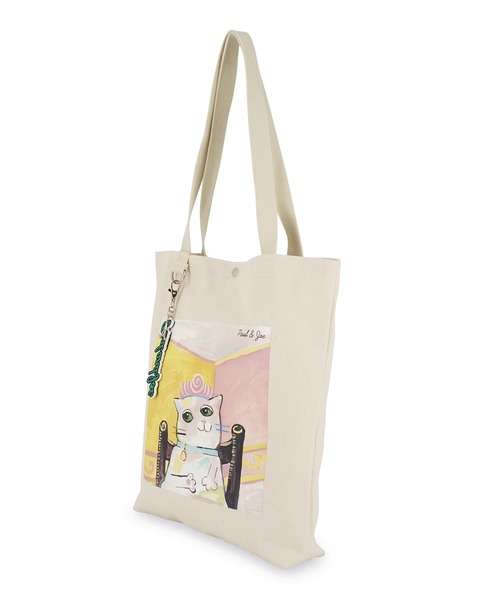 PAUL & JOE ACCESSOIRES（ポールアンドジョーアクセソワ）の「PAUL & JOE ACCESSOIRES (ポール＆ジョーアクセソワ)タテ型トートバッグ A4対応 PJA-B1422 CANVAS（トートバッグ・レディース・ブルー/ブラック/イエロー/ブラウン・FREE）」の21枚目の写真