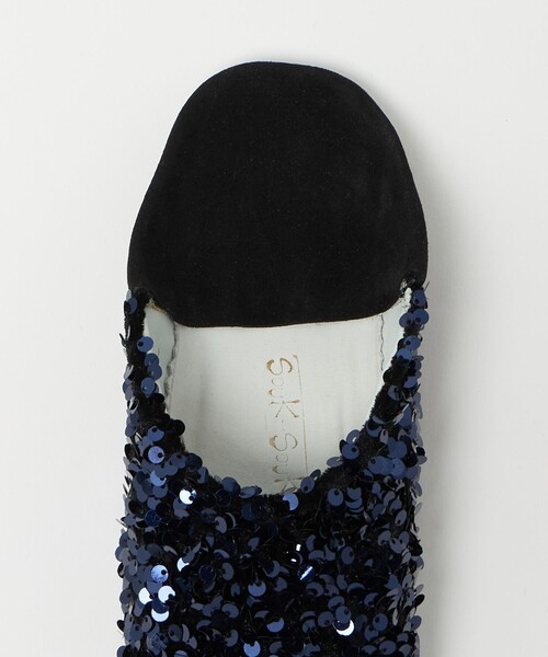 UNITED ARROWS（ユナイテッドアローズ）の「＜SOUK-SOUK＞スパンコール バブーシュ（その他雑貨・レディース・ブラック/ケリーグリーン/ネイビー・38）」の9枚目の写真