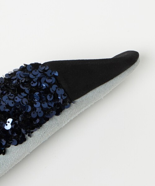 UNITED ARROWS（ユナイテッドアローズ）の「＜SOUK-SOUK＞スパンコール バブーシュ（その他雑貨・レディース・ブラック/ケリーグリーン/ネイビー・38）」の11枚目の写真
