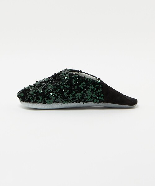 UNITED ARROWS（ユナイテッドアローズ）の「＜SOUK-SOUK＞スパンコール バブーシュ（その他雑貨・レディース・ブラック/ケリーグリーン/ネイビー・38）」の15枚目の写真