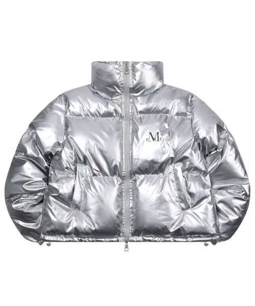 セール】フェイブハイネックグロシークロップパディング (3カラー