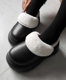 me+em select（ミームセレクト）の「【 ２color 】厚底EVAボアサボスリッポン ／ platform EVA boa sabo slipons（その他シューズ）」