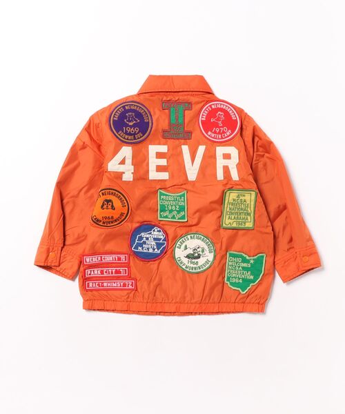 DENIM DUNGAREE（デニムダンガリー）の「MX Eleven Coach Jacket（Tシャツ/カットソー・キッズ・オレンジ・115/105/125）」の2枚目の写真