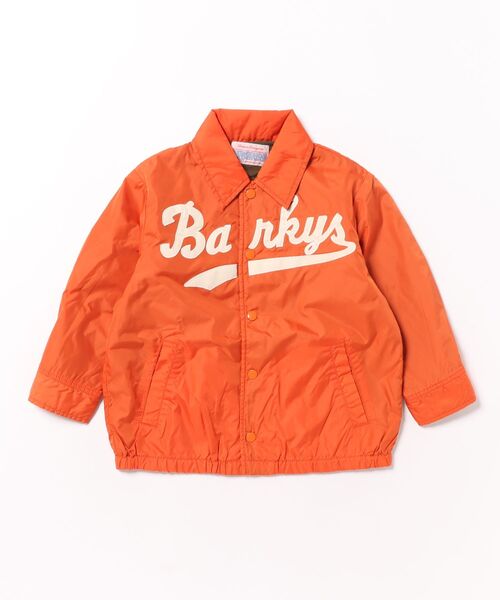 DENIM DUNGAREE（デニムダンガリー）の「MX Eleven Coach Jacket（Tシャツ/カットソー・キッズ・オレンジ・115/105/125）」の4枚目の写真