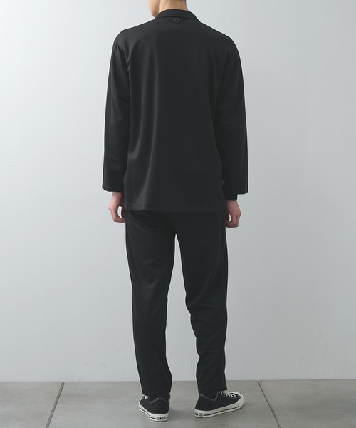 WHITE MOUNTAINEERING（ホワイトマウンテニアリング）の「【White Mountaineering / ホワイトマウンテニアリング】別注 JERSEY JACKET（テーラードジャケット・メンズ・ブラック/ダークグレー・0/2/1）」の5枚目の写真