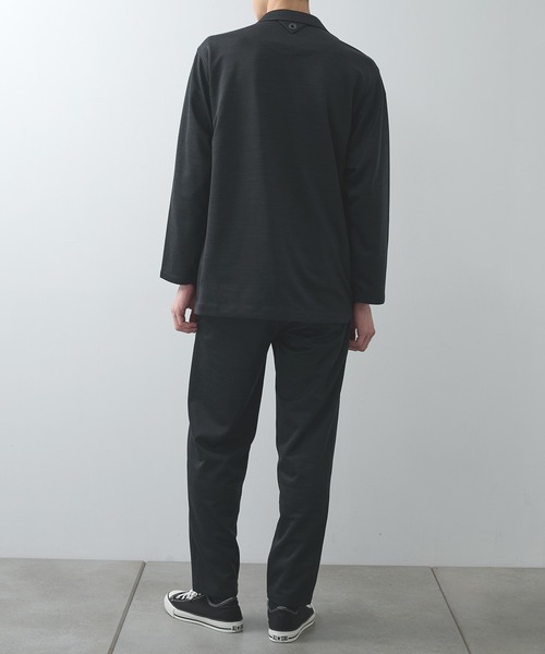 WHITE MOUNTAINEERING（ホワイトマウンテニアリング）の「【White Mountaineering / ホワイトマウンテニアリング】別注 JERSEY JACKET（テーラードジャケット・メンズ・ブラック/ダークグレー・0/2/1）」の8枚目の写真