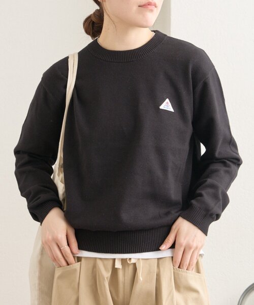 GEVACO（ゲバコ）の「【GEVACO】コットンラウンドネックニット（ニット/セーター・レディース・ブラック/ピンク/ライム・ONE SIZE）」の4枚目の写真