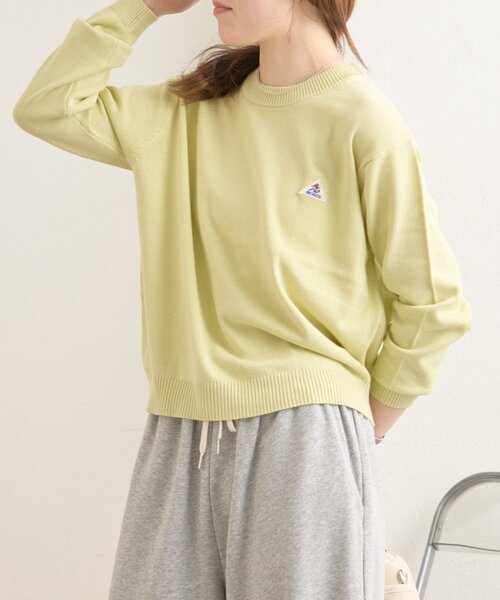 GEVACO（ゲバコ）の「【GEVACO】コットンラウンドネックニット（ニット/セーター・レディース・ブラック/ピンク/ライム・ONE SIZE）」の12枚目の写真