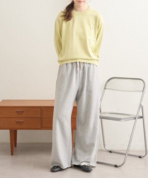 GEVACO（ゲバコ）の「【GEVACO】コットンラウンドネックニット（ニット/セーター・レディース・ブラック/ピンク/ライム・ONE SIZE）」の15枚目の写真