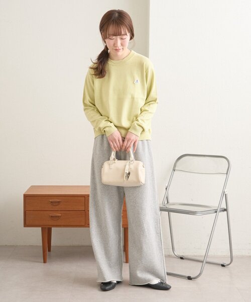 GEVACO（ゲバコ）の「【GEVACO】コットンラウンドネックニット（ニット/セーター・レディース・ブラック/ピンク/ライム・ONE SIZE）」の18枚目の写真