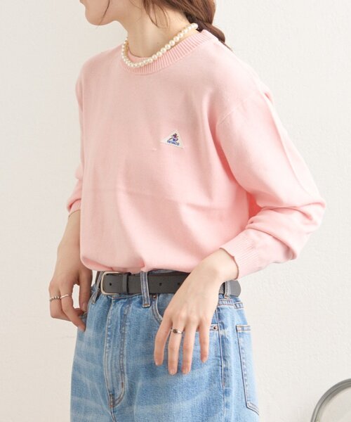 GEVACO（ゲバコ）の「【GEVACO】コットンラウンドネックニット（ニット/セーター・レディース・ブラック/ピンク/ライム・ONE SIZE）」の19枚目の写真