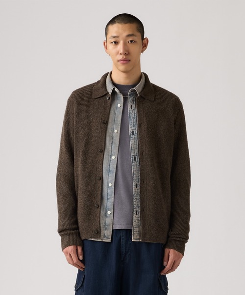 Levi's(リーバイス)の「Levi's/リーバイス カタリナカーディガン(カーディガン/ボレロ・メンズ・ブラウン・XL/L/M/S)」の1枚目の写真