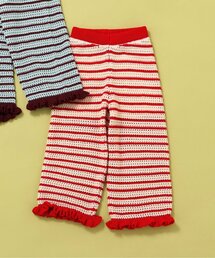 キッズのパンツ（レッド/赤色系・ガールズ/フリル）ファッション通販
