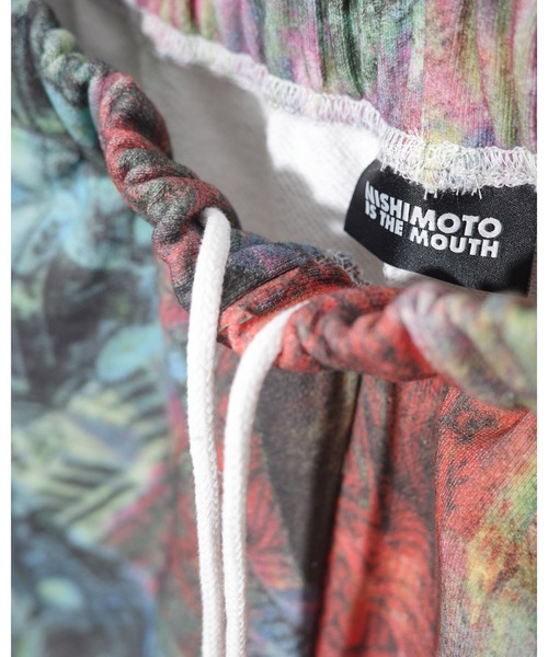 NISHIMOTO IS THE MOUTH(ニシモト イズ ザ マウス)の「WIDE SWEAT SHORTS | NISHIMOTO IS THE MOUTH(スウェットパンツ・メンズ・グリーン/カモフラージュ・L/XL/S/M)」の12枚目の写真