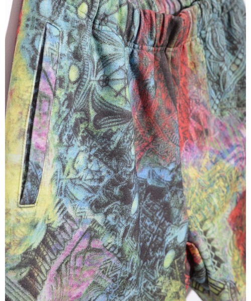 NISHIMOTO IS THE MOUTH(ニシモト イズ ザ マウス)の「WIDE SWEAT SHORTS | NISHIMOTO IS THE MOUTH(スウェットパンツ・メンズ・グリーン/カモフラージュ・L/XL/S/M)」の14枚目の写真