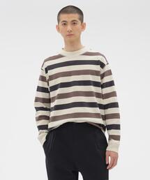 THREE COLOUR BLOCK STRIPE TOP