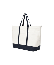ANGLAN（アングラン）の「Around Canvas Big Tote Bag - Navy（トートバッグ）」
