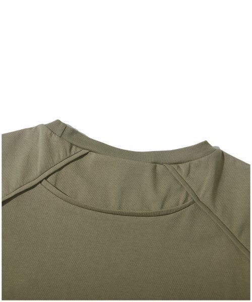 ATTENTIONROW(アテンションロー)の「22SS07AT029ショルダーパイピングレギュラーオーバーフィット半袖(カーキブラウン)(Tシャツ/カットソー・メンズ・その他・1/2)」の4枚目の写真