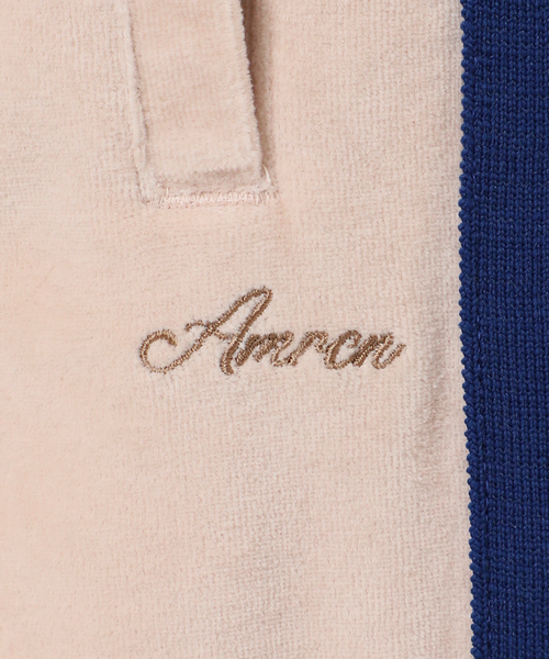 AMERICANA(アメリカーナ)の「【AMERICANA/アメリカーナ】別注side line velour Pants(その他パンツ・レディース・ネイビー/アイボリー・38/36)」の7枚目の写真