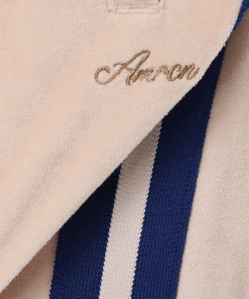 AMERICANA(アメリカーナ)の「【AMERICANA/アメリカーナ】別注side line velour Pants(その他パンツ・レディース・ネイビー/アイボリー・38/36)」の10枚目の写真