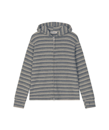 UL KNIT ZIP HOODIE 02 LIGHT GREY