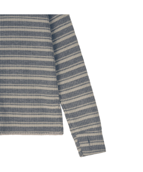 NOSCOULEURS（ノクルールズ）の「UL KNIT ZIP HOODIE 02 LIGHT GREY（パーカー・メンズ・その他・1/2）」の3枚目の写真