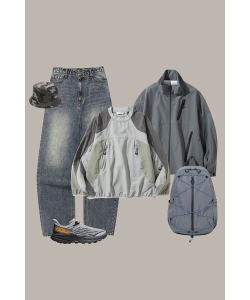 eastserviceshop（イーストサービスショップ）の「Crease Washing Denim Pants - Indigo（デニムパンツ・レディース・その他・46/48/50）」の13枚目の写真