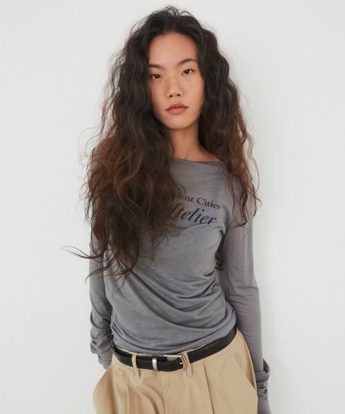 LMCの「WM LMC ATELIER SHEER LONG SLV TEE black（Tシャツ/カットソー・レディース・その他・S/M）」の3枚目の写真