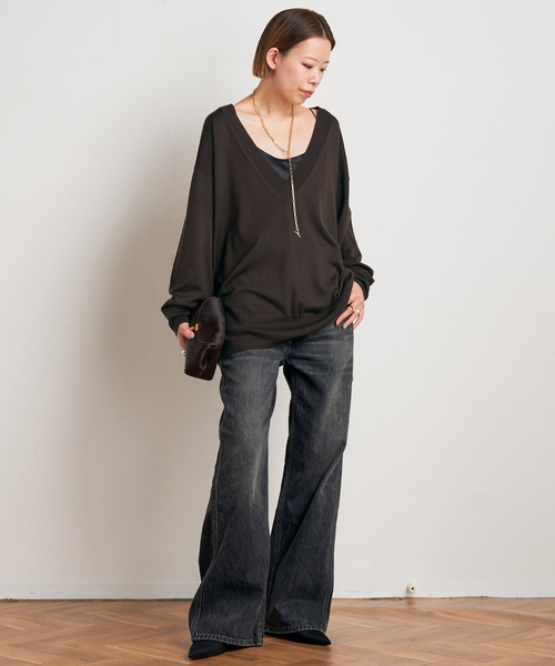 AP STUDIO(エーピーストゥディオ)の「【HAIKURE/ハイクル】別注WINONA AUTHENTIC BLACKWASH(デニムパンツ・レディース・ブラック系その他・25/24/27/26)」の4枚目の写真