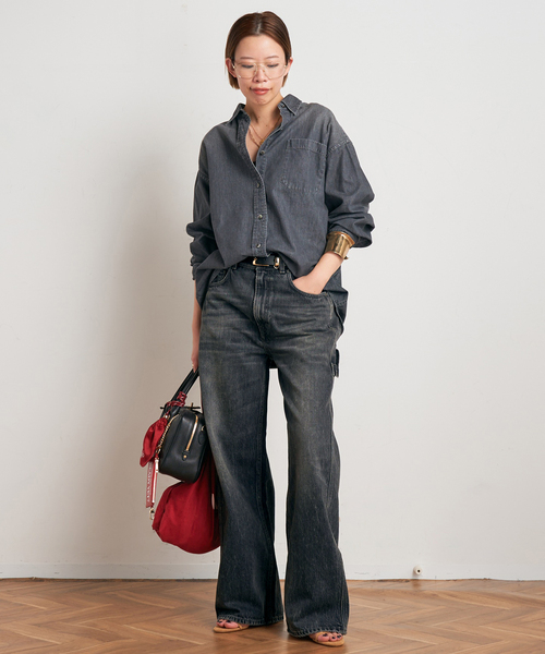 AP STUDIO(エーピーストゥディオ)の「【HAIKURE/ハイクル】別注WINONA AUTHENTIC BLACKWASH(デニムパンツ・レディース・ブラック系その他・25/24/27/26)」の10枚目の写真
