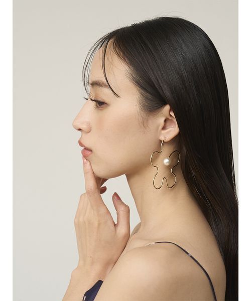 SNIDEL（スナイデル）の「フラワーバリエピアス（ピアス（両耳用）・レディース・A/B/C・F）」の15枚目の写真