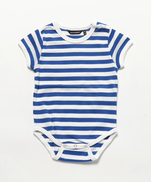 marimekko(マリメッコ)の「Tasaraita / Vaude(ロンパース・キッズ・ネイビー/ブラック/ブルー/レッド・68/74/62/80)」の3枚目の写真