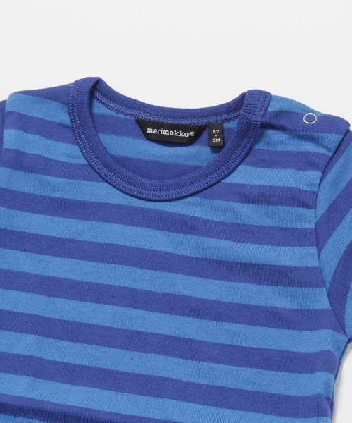 marimekko(マリメッコ)の「Tasaraita / Vaude(ロンパース・キッズ・ネイビー/ブラック/ブルー/レッド・68/74/62/80)」の5枚目の写真