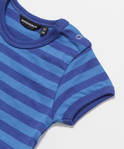 marimekko(マリメッコ)の「Tasaraita / Vaude(ロンパース・キッズ・ネイビー/ブラック/ブルー/レッド・68/74/62/80)」の6枚目の写真