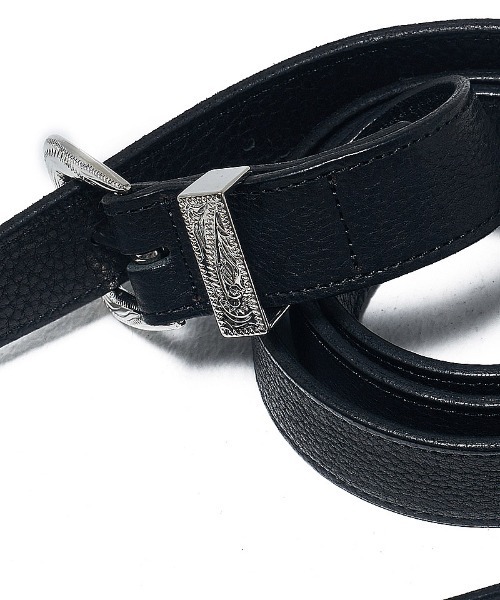 EFFECTEN（エフェクテン）の「mko13379-UTILITY sword Leather Belt ベルト(efite-31)（ベルト・メンズ・ブラック・FREE）」の7枚目の写真