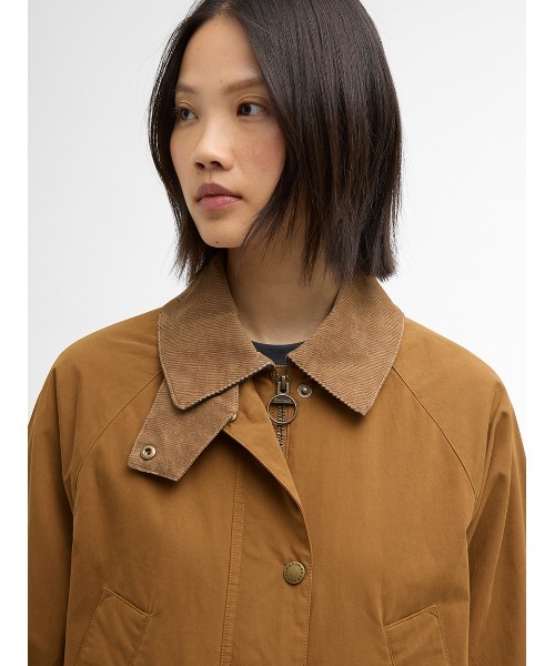 Barbour(バブアー)の「【GLYNIS/グリニス】 ピーチスキン カジュアルジャケット(レディース)(ブルゾン・レディース・カーキ/オリーブ/ブラウン・6/8/10)」の21枚目の写真