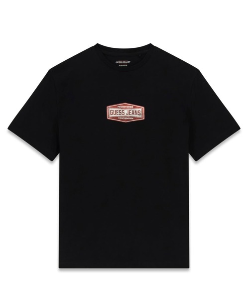 GUESS JEANS（ゲスジーンズ）の「GUESS JEANS Regular Fit Registered Trademark Tee Tシャツ  （Tシャツ/カットソー・メンズ・グレー/ブラック・SMALL/MEDIUM/LARGE/X-LARGE）」の9枚目の写真
