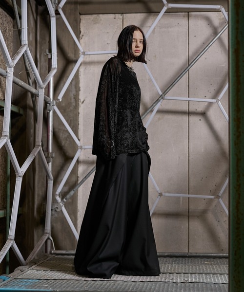 ERAR（エラー）の「【ERAR】【セットアップ対応】ダブルサイズアジャストフロントワイドスラックスパンツ（スラックス・メンズ・ブラック・S/M/L/XL）」の18枚目の写真