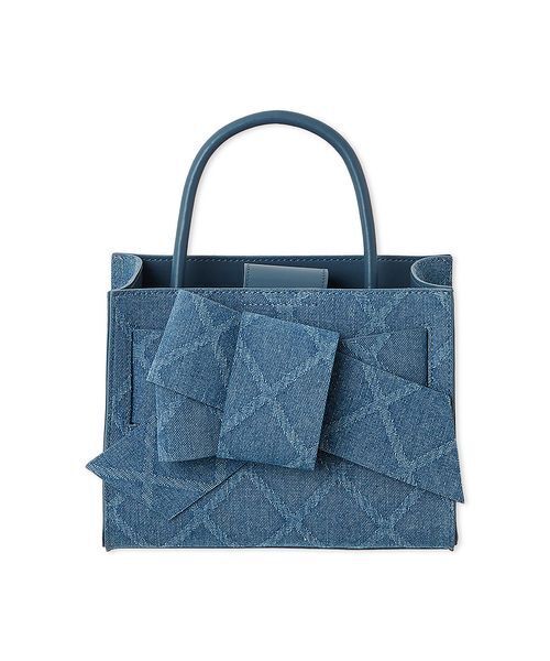 ルエル】デニムリボンミドルバッグ（ハンドバッグ）｜FRAY I.D（フレイ