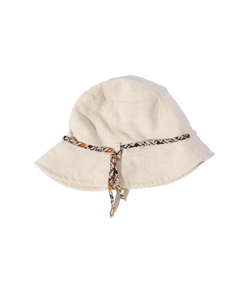 BEAMS PLUS(ビームスプラス)の「Travel Hat Linen COTTON(ハット・メンズ・オフホワイト/グレー/ネイビー・ONE SIZE)」の1枚目の写真