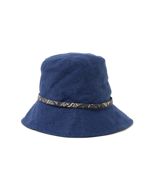 BEAMS PLUS(ビームスプラス)の「Travel Hat Linen COTTON(ハット・メンズ・オフホワイト/グレー/ネイビー・ONE SIZE)」の12枚目の写真