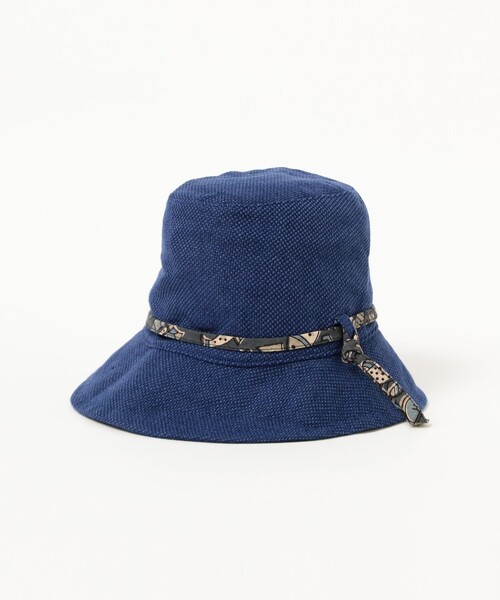 BEAMS PLUS(ビームスプラス)の「Travel Hat Linen COTTON(ハット・メンズ・オフホワイト/グレー/ネイビー・ONE SIZE)」の13枚目の写真