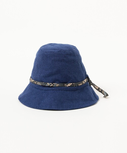 BEAMS PLUS(ビームスプラス)の「Travel Hat Linen COTTON(ハット・メンズ・オフホワイト/グレー/ネイビー・ONE SIZE)」の14枚目の写真