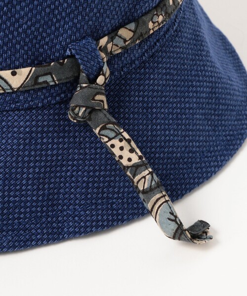 BEAMS PLUS(ビームスプラス)の「Travel Hat Linen COTTON(ハット・メンズ・オフホワイト/グレー/ネイビー・ONE SIZE)」の15枚目の写真